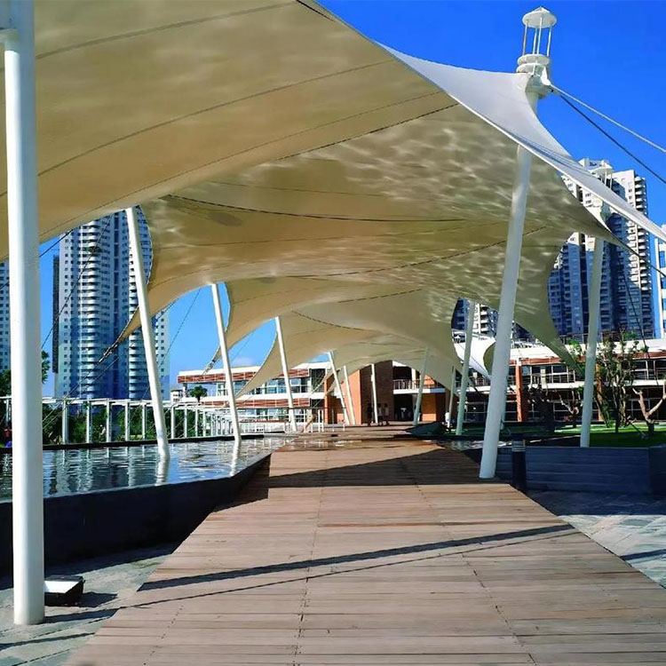 蕲春县膜结构景观棚